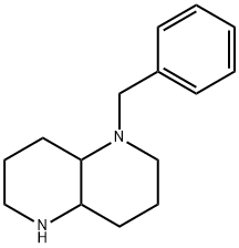 1-benzyl-decahydro-1,5-naphthyridine Struktur