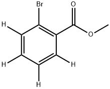 methyl 2-bromobenzoate-3,4,5,6-d4 Struktur