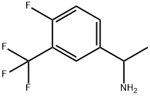 1-[4-fluoro-3-(trifluoromethyl)phenyl]ethan-1-amine Struktur