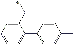 1-(bromomethyl)-2-(4-methylphenyl)benzene Struktur