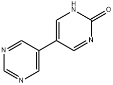 2-Hydroxy-5-(5-pyrimidyl)pyrimidine Struktur