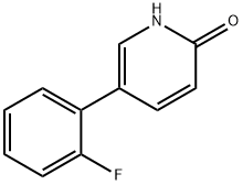 2-Hydroxy-5-(2-fluorophenyl)pyridine Struktur