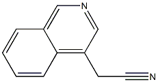 2-(isoquinolin-4-yl)acetonitrile Struktur