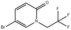 5-bromo-1-(2,2,2-trifluoroethyl)pyridin-2(1H)-one Struktur