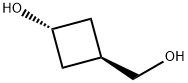 Cyclobutanemethanol, 3-hydroxy-, trans- Struktur