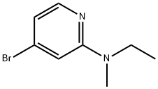 4-Bromo-2-(methylethylamino)pyridine Struktur