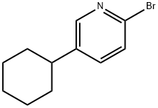 2-Bromo-5-(cyclohexyl)pyridine Struktur