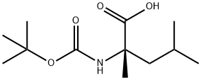 BOC-(S)-2-amino-2,4-dimethylpentanoicacid Struktur