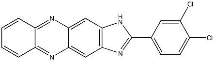 2-(3,4-dichlorophenyl)-1H-imidazo[4,5-b]phenazine Struktur