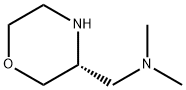 (R)-N,N-dimethyl-1-(morpholin-3-yl)methanamine Struktur