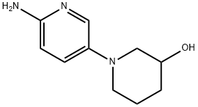 1-(2-AMINO-5-PYRIDINYL)-3-PIPERIDINOL Struktur