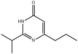 2-(iso-Propyl)-6-(n-propyl)pyrimidin-4-ol Struktur