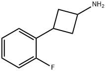 3-(2-Fluorophenyl)cyclobutanamine Struktur