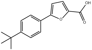 5-(4-tert-butylphenyl)furan-2-carboxylic acid Struktur