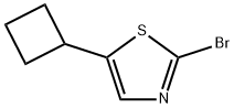 2-BROMO-5-CYCLOBUTYLTHIAZOLE Struktur