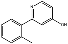 4-Hydroxy-2-(2-tolyl)pyridine Struktur