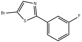 5-Bromo-2-(3-fluorophenyl)thiazole Struktur