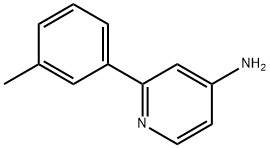 2-(3-METHYLPHENYL)PYRIDIN-4-AMINE Struktur