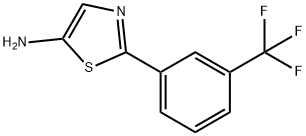 5-Amino-2-(3-trifluoromethylphenyl)thiazole Struktur