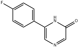 2-Hydroxy-6-(4-fluorophenyl)pyrazine Struktur