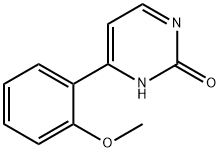 2-Hydroxy-4-(2-methoxyphenyl)pyrimidine Struktur