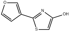 2-(3-Furyl)-4-hydroxythiazole Struktur