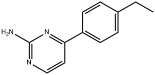 2-Amino-6-(4-ethylphenyl)pyrimidine Struktur