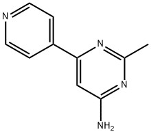 4-Amino-2-methyl-6-(4-pyridyl)pyrimidine Struktur