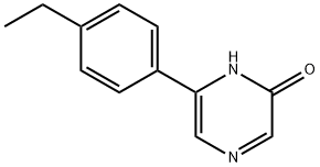 2-Hydroxy-6-(4-ethylphenyl)pyrazine Struktur