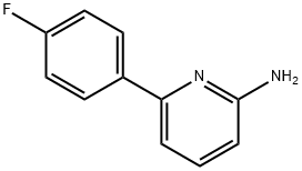 6-(4-FLUOROPHENYL)PYRIDIN-2-AMINE Struktur