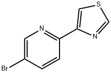 3-Bromo-6-(thiazol-4-yl)pyridine Struktur