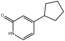 2-Hydroxy-4-(cyclopentyl)pyridine Struktur