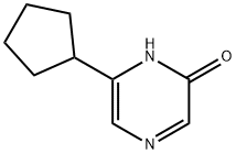 2-Hydroxy-6-(cyclopentyl)pyrazine Struktur