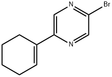 2-Bromo-5-(cyclohexenyl)pyrazine Struktur