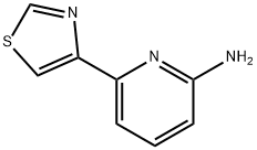 2-AMINO-6-(4-THIAZOLYL)PYRIDINE Struktur