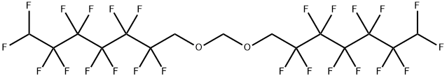 BIS(1H,1H,7H-PERFLUOROHEPTYLOXY)METHANE Struktur