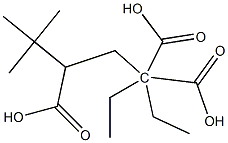 3-(tert-butyl) 1,1-diethyl propane-1,1,3-tricarboxylate Struktur