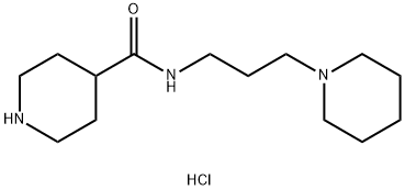 N-(3-piperidin-1-ylpropyl)piperidine-4-carboxamide dihydrochloride Struktur