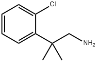 2-(2-CHLOROPHENYL)-2-METHYLPROPAN-1-AMINE Struktur