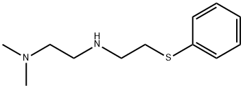 N1,N1-Dimethyl-N2-[2-(phenylthio)ethyl]ethane-1,2-diamine Struktur