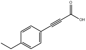 3-(4-ethylphenyl)prop-2-ynoic acid Struktur