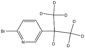 2-Bromo-5-(iso-propyl-d7)-pyridine Struktur