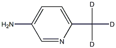 3-Amino-6-(methyl-d3)-pyridine Struktur