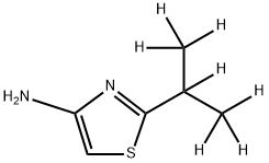 4-Amino-2-(iso-propyl-d7)-thiazole Struktur