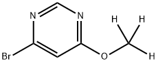 4-Bromo-6-(methoxy-d3)-pyrimidine Struktur