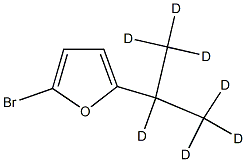 2-Bromo-5-(iso-propyl-d7)-furan Struktur