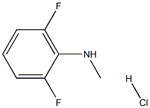 2,6-Difluoro-N-methylanili ne hydrochloride Structure