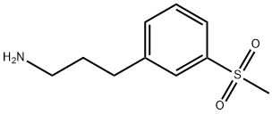 3-(3-methanesulfonylphenyl)propan-1-amine Struktur