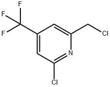 2-Chloro-6-chloromethyl-4-trifluoromethyl-pyridine Struktur