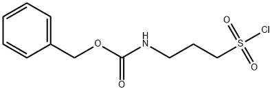 (3-CHLOROSULFONYL-PROPYL)-CARBAMIC ACID BENZYL ESTER Struktur